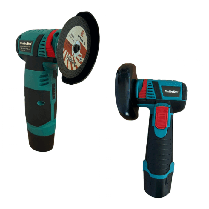 Kit Trapano Avvitatore + Smerigliatrice Flex con 2 Batterie 48V 2AH 4 Dischi 76mm - immagine 5