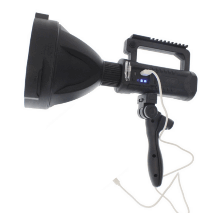 Torcia 150W Luce Bianca Lampada a Raggio Lungo 500m USB con Accessori - immagine 6