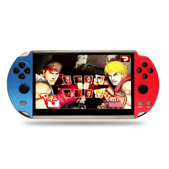 X7 Console di Gioco Doppio Joystick 5,1 Pollici | Gameboy con Schermo HD, Portatile USB - immagine 2
