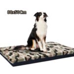 Cuccia Lettino Morbido 80x50cm  Rettangolare Taglia Media per Cani e Gatti Materassino Senza Bordi