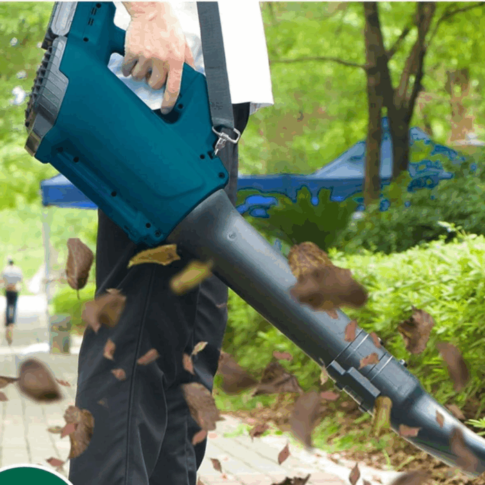 Soffiatore Doppia Batteria 72V Aria Regolabile 6 Velocità per Giardini, Locali, Strade - immagine 3