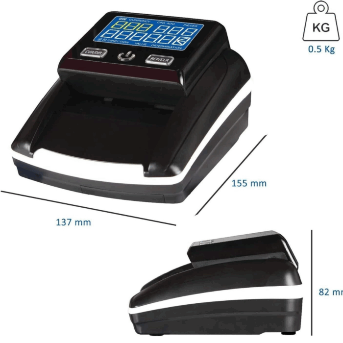 Rilevatore Banconote False Portatile, Detector Conta Soldi Verificatore Euro - immagine 5