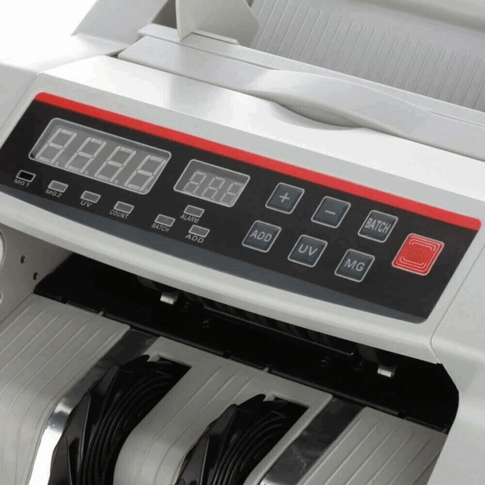 Conta Banconote Professionale Rilevatore Soldi Falsi, Bill Counter Display LED 1000 Banconote/Minuto - immagine 3