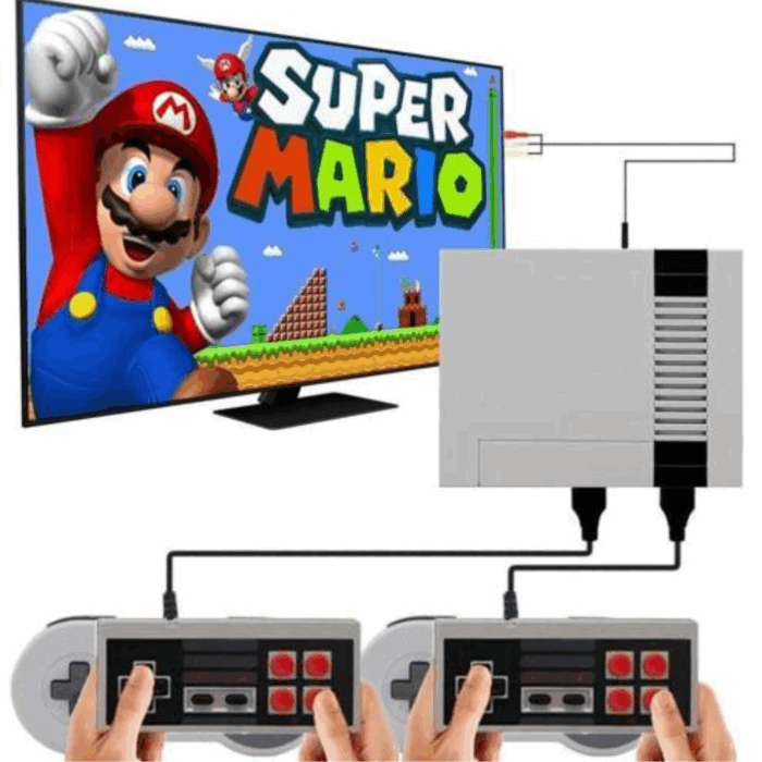 Mini Console 620 Giochi Retrò Classic Game 2 Controller TV Videogiochi - immagine 3