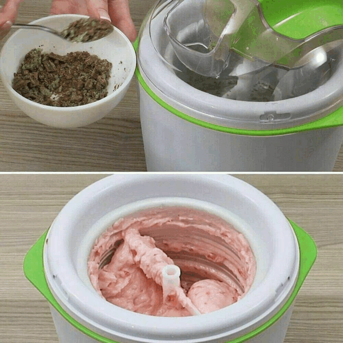 Macchina per Gelato 1,4 Litri Gelatiera 15W per Gelati, Frullati, Dolci - immagine 2