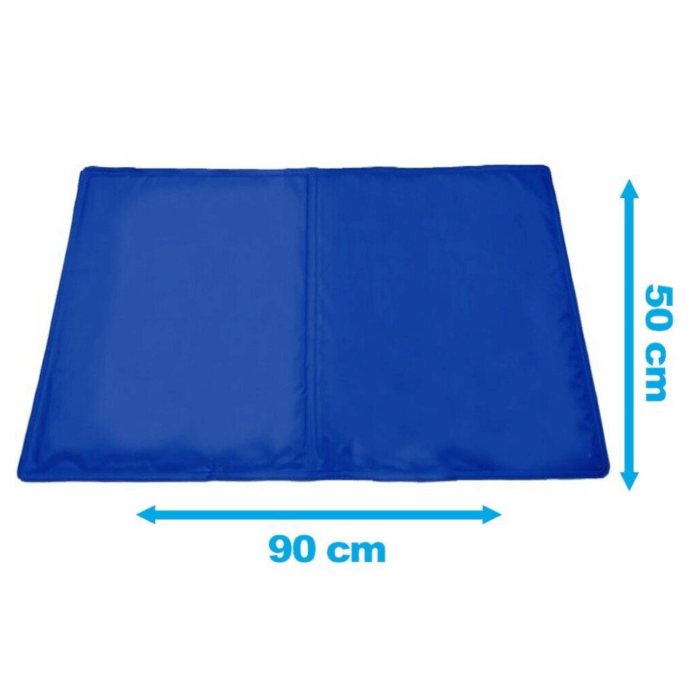 Tappetino Refrigerante 90x50cm Tappeto Rinfrescante per Animali Domestici, Auto, Giardino, Pavimento - immagine 4