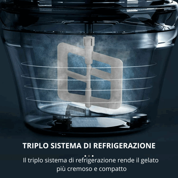 Macchina per Gelato 1,4 Litri Gelatiera 15W per Gelati, Frullati, Dolci - immagine 5