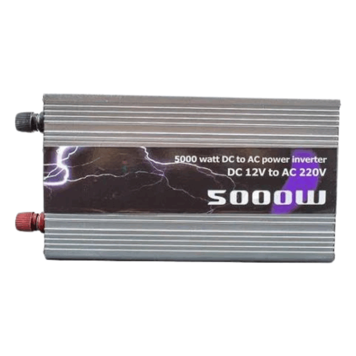 Inverter da 5000W 12V 220V Portatile con Pinze per Impianto Fotovoltaico, Auto, Camper, Barca - immagine 4