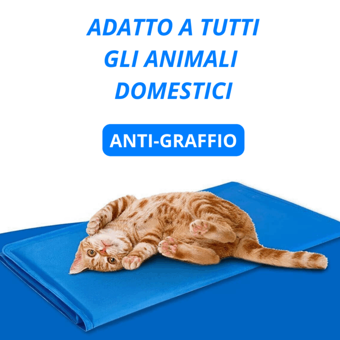 Tappetino Refrigerante 90x50cm Tappeto Rinfrescante per Animali Domestici, Auto, Giardino, Pavimento - immagine 3