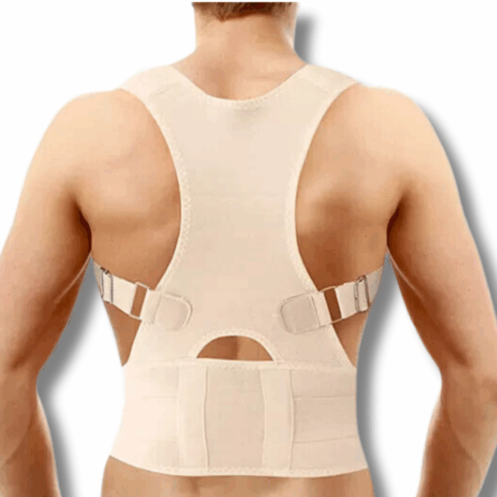 Supporto Posturale - Fascia per Schiena Dritta, Tutore Taglia Regolabile, Postura Lombare Dorsale - immagine 3