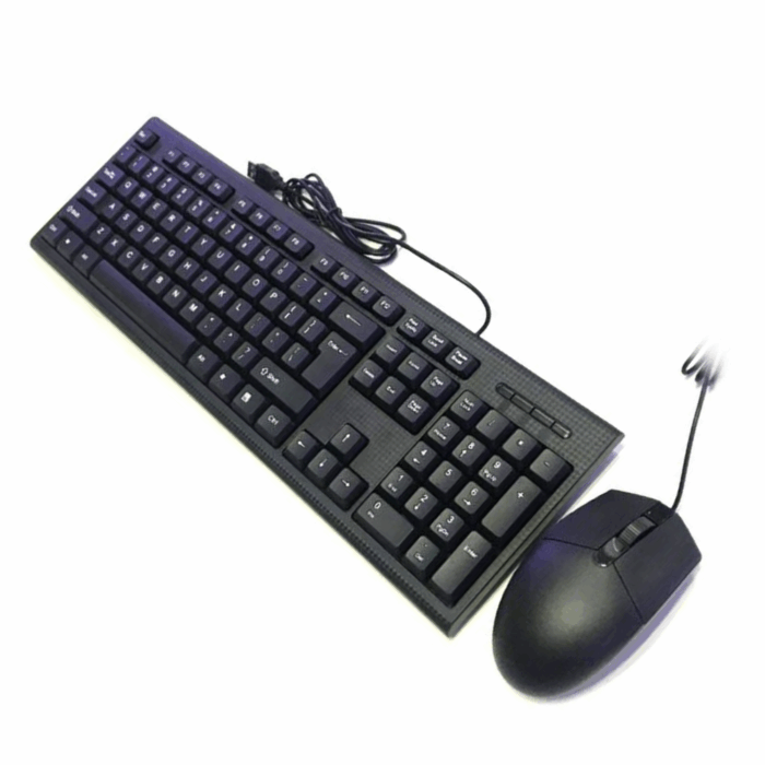 Tastiera QWERTY con Mouse Ambidestro, Tasti Ergonomici per Computer PC TV - immagine 3