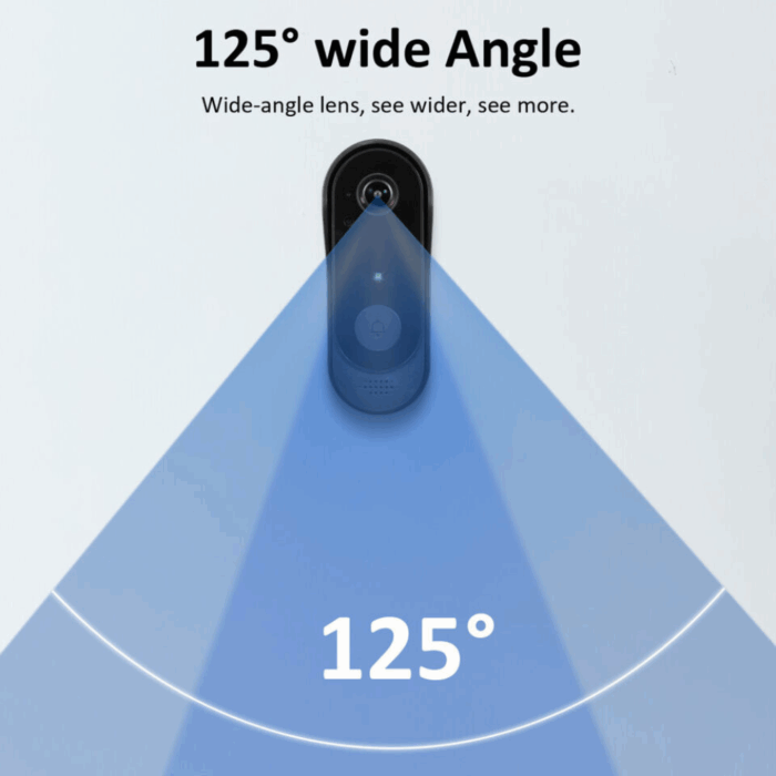 Campanello Wireless con Videocamera Applicazione sul Cellulare, Sicurezza della Casa per Porta, Portone - immagine 8