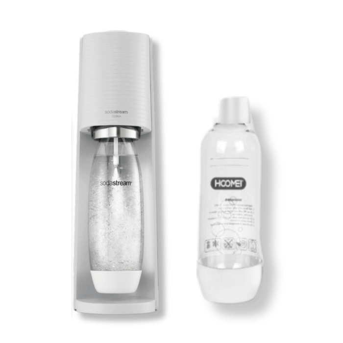 Macchina per Acqua Frizzante con Bottiglia da 1 Litro, Gasatore per Soda CO2 Portatile - immagine 3