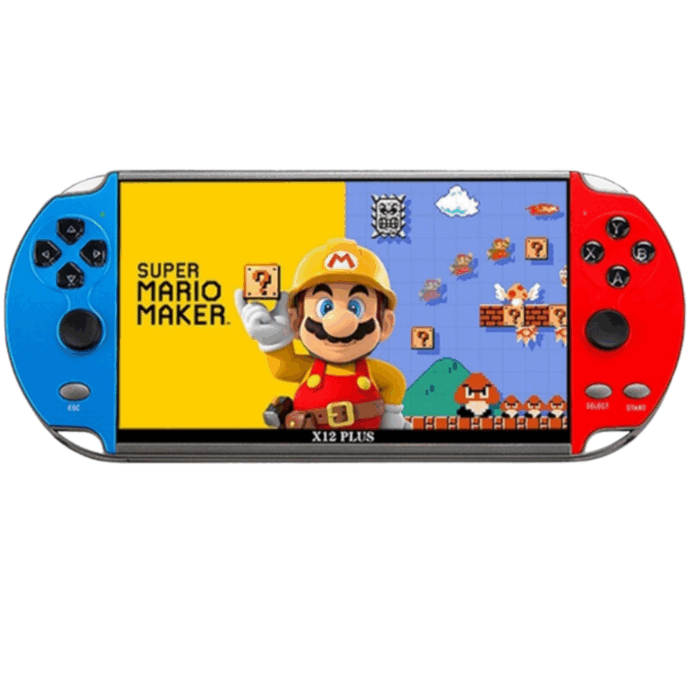 X12 Console di Gioco 7 Pollici 16Gb di Memoria, Portatile con Giochi, Schermo HD LCD Gameboy - immagine 8