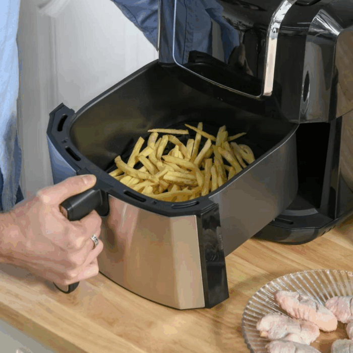 Friggitrice ad Aria 12 Litri 1700W Cestello Removibile Display Touch con Applicazione sul Cellulare - immagine 2