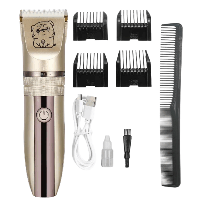 Rasoio Macchina Tosatrice per Pelo Animali 4 Lunghezze 3-6-9-12mm Ricaricabile USB, Cani, Gatti, Conigli - immagine 2