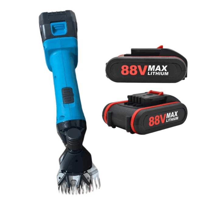 Macchina Tosatrice Doppia Batteria 88V | Tosapecora con Accessori e Valigetta - immagine 2