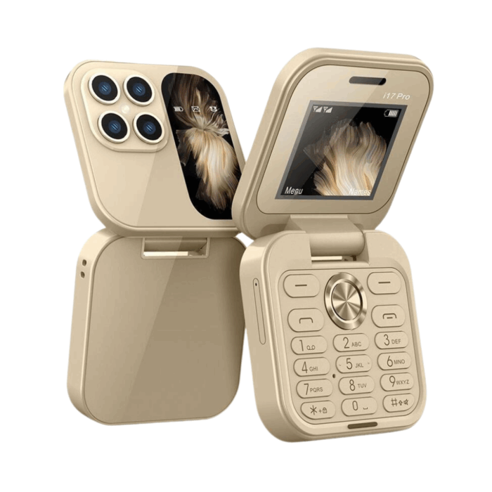 Telefono Cellulare Flip Pieghevole Dual Sim Tastiera GSM 2G, SD fino a 32Gb - immagine 5