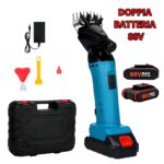 Macchina Tosatrice Doppia Batteria 88V | Tosapecora con Accessori e Valigetta