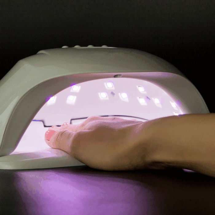 Lampada LED per Unghie UV 48W Asciugatrice per Gel, Manicure, Semipermanente con Timer, Display LCD, Sensore, Fornetto - immagine 2