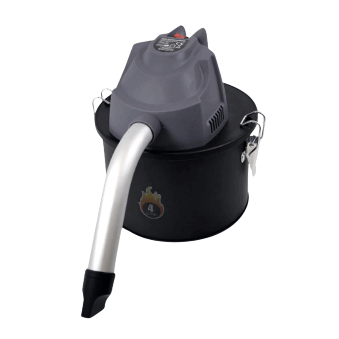 Aspiracenere 4L 600W Portatile con Maniglia, Aspiratore per Pulizia di Stufe a Pellet, BBQ, Camini + Accessori - immagine 2