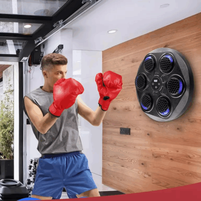 Macchina da Boxe Musicale a Parete con Bluetooth e Guanti | Allenamento per Bambini e Adulti - immagine 8