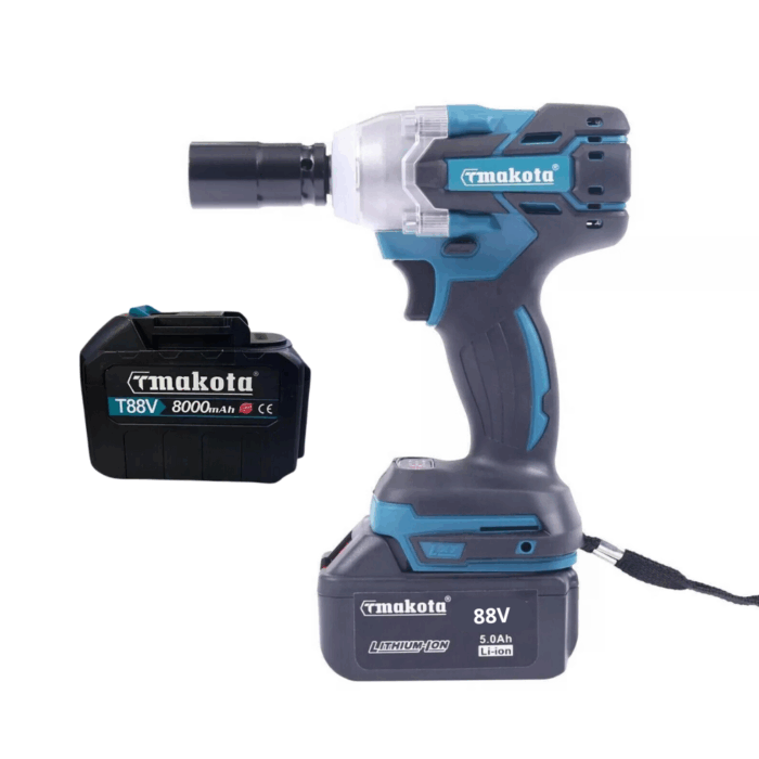 Avvitatore ad Impulsi a Batteria 88V Svitabulloni 1/2" 800Nm Motore Brushless - immagine 7