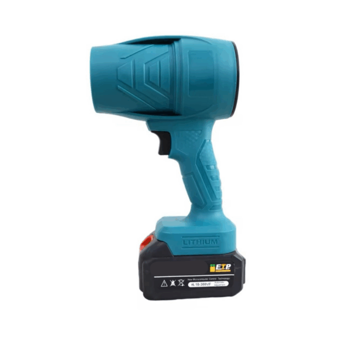 Soffiatore Senza Fili Doppia Batteria 68V Turbo Ventola Portatile con Valigetta Ventilatore a Getto per Foglie, Polvere, Cenere - immagine 2