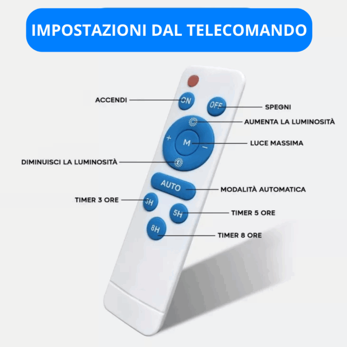 Faro LED Solare 1000W Slim con Pannello, Sensore Crepuscolare IP66 in Alluminio Pressofuso - immagine 5