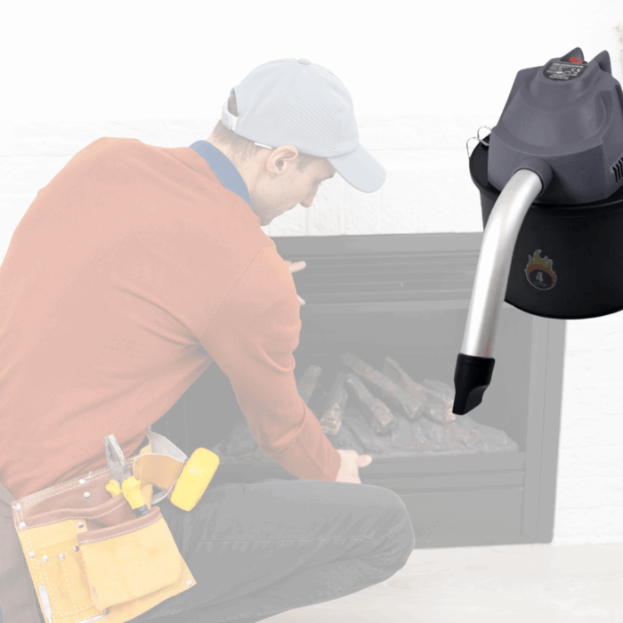 Aspiracenere 4L 600W Portatile con Maniglia, Aspiratore per Pulizia di Stufe a Pellet, BBQ, Camini + Accessori - immagine 5