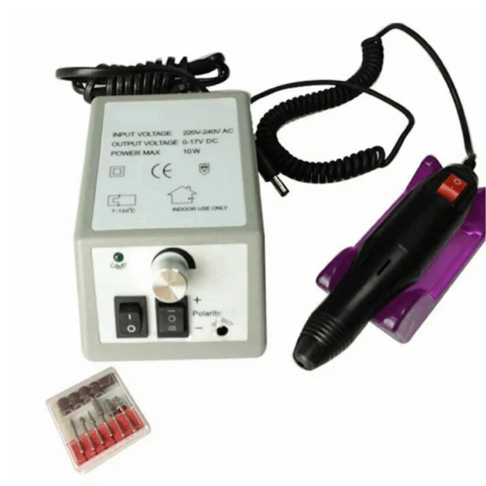Fresa Unghie Professionale per Manicure, Pedicure, Ricostruzione, Gel, Lima Elettrica Kit Completo - immagine 5