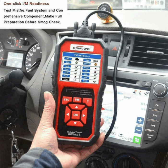 Tester OBD2 II Scanner KW850 Lettore Codice Diagnostica Centralina Auto, Lingua Italiana - immagine 7