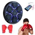 Macchina da Boxe Musicale a Parete con Bluetooth e Guanti | Allenamento per Bambini e Adulti