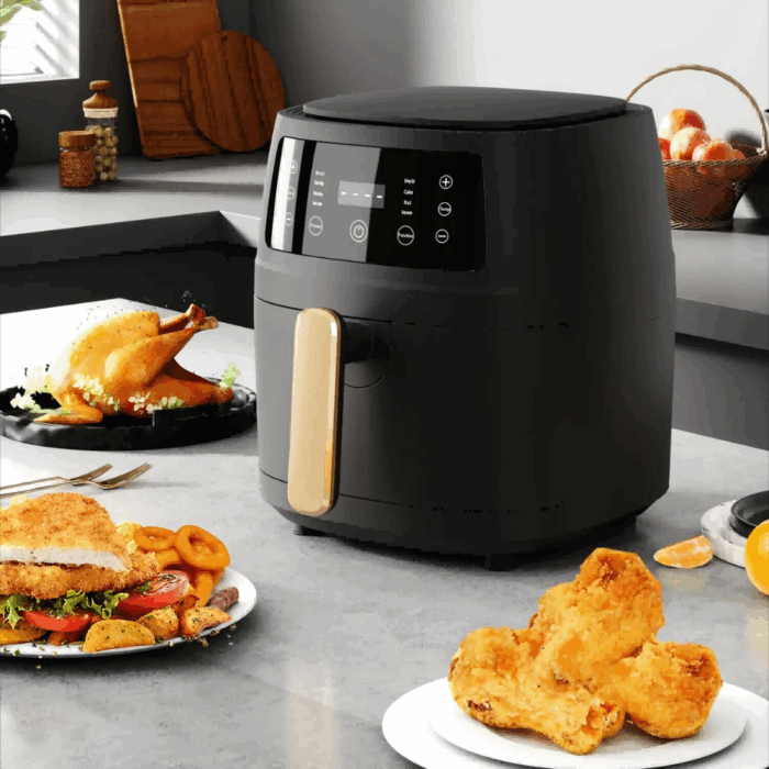 Friggitrice ad Aria 12 Litri 2800W Cesto Antiaderente Removibile, Touch Screen LCD, Cottura Senza Olio - immagine 2
