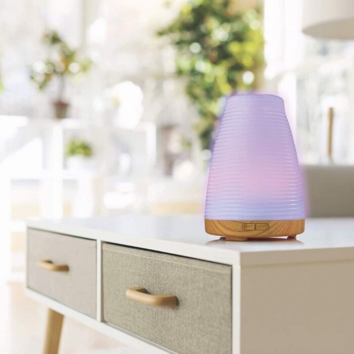 Diffusore Zen di Oli Essenziali e Aromi Con Umidificatore e Luci Colorate, Igienizzante Aria, Aromaterapia, Cromoterapia - immagine 5