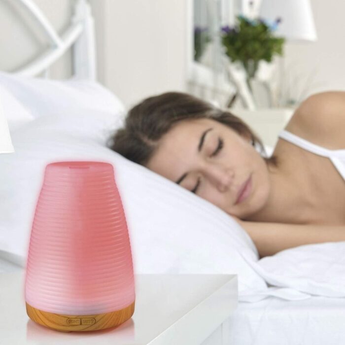 Diffusore Zen di Oli Essenziali e Aromi Con Umidificatore e Luci Colorate, Igienizzante Aria, Aromaterapia, Cromoterapia - immagine 7