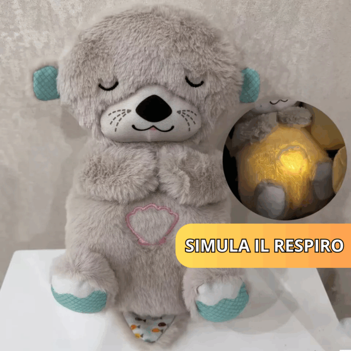 Peluche per Bambini con Ninna Nanna e Funzione Respirazione | Orsacchiotto Antistress che Aiuta a Dormire - immagine 4