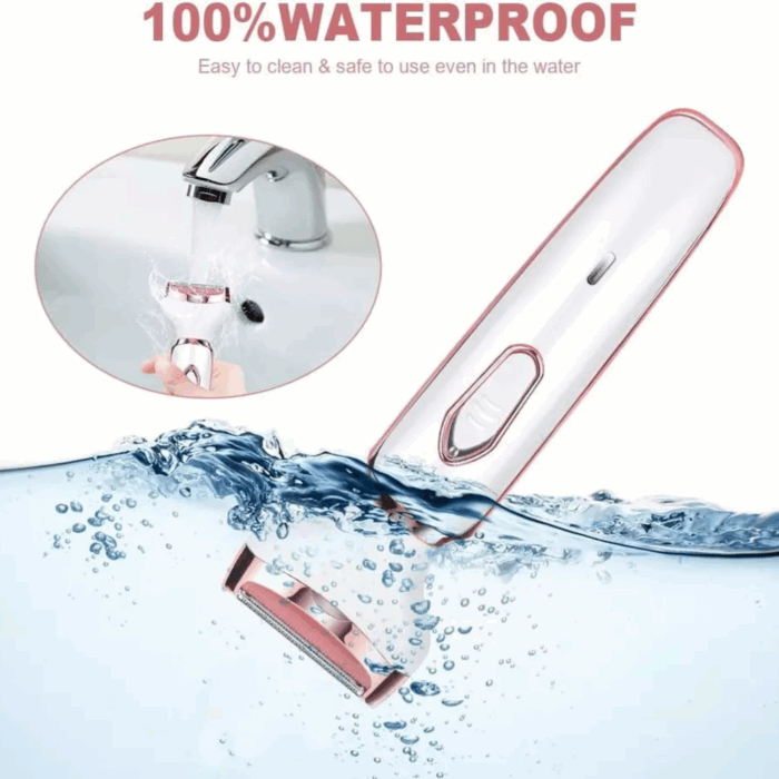 Epilatore 4 in 1 | Rasoio Elettrico Donna con Testine Intercambiabili USB | Peli Corpo e Viso - immagine 8