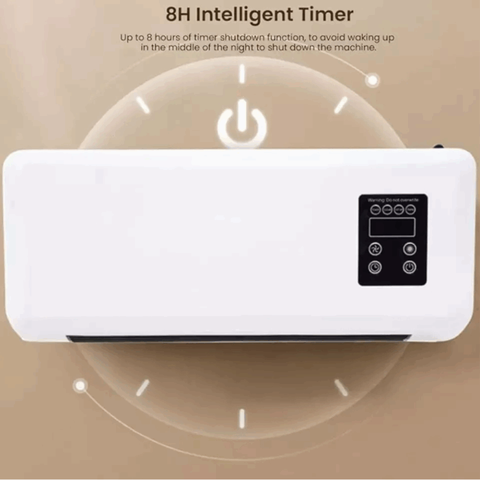 Termoconvettore 1500W Climatizzatore da Parete | Stufa a Basso Consumo con Asse Stendipanni - immagine 11