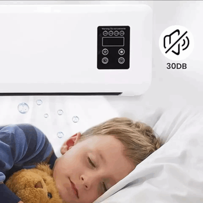 Termoconvettore 1500W Climatizzatore da Parete | Stufa a Basso Consumo con Asse Stendipanni - immagine 12