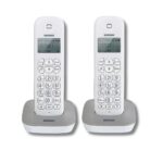 Coppia di Telefoni Fissi Cordless BRONDI | Portatile Senza Fili con Basi