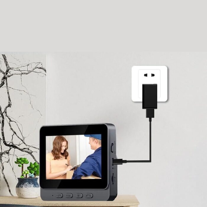Campanello Wireless con Telecamera 1080P | Videocitofono da Appoggio con Schermo 4.3" Infrarossi - immagine 8
