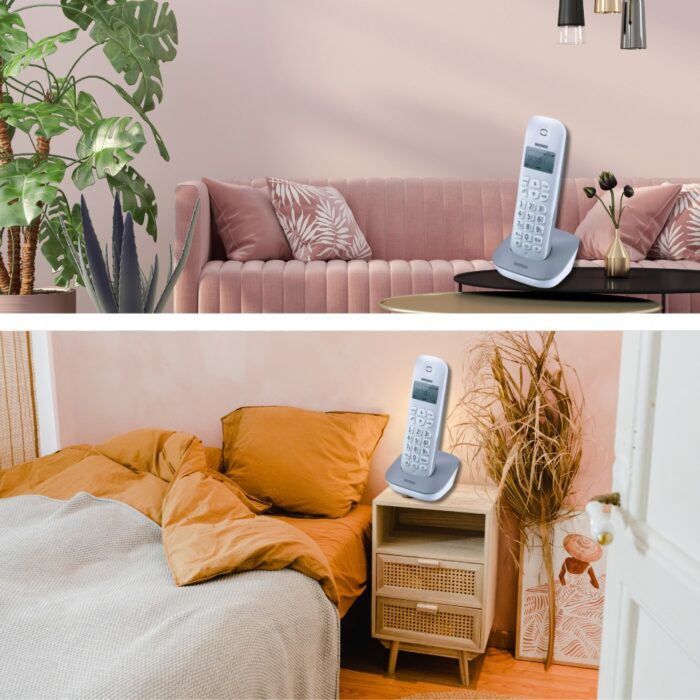 Coppia di Telefoni Fissi Cordless BRONDI | Portatile Senza Fili con Basi - immagine 3