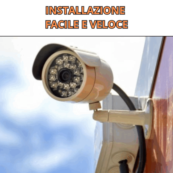Telecamera IP POE 5MP | Videosorveglianza Full HD 1080P IP66 - immagine 3