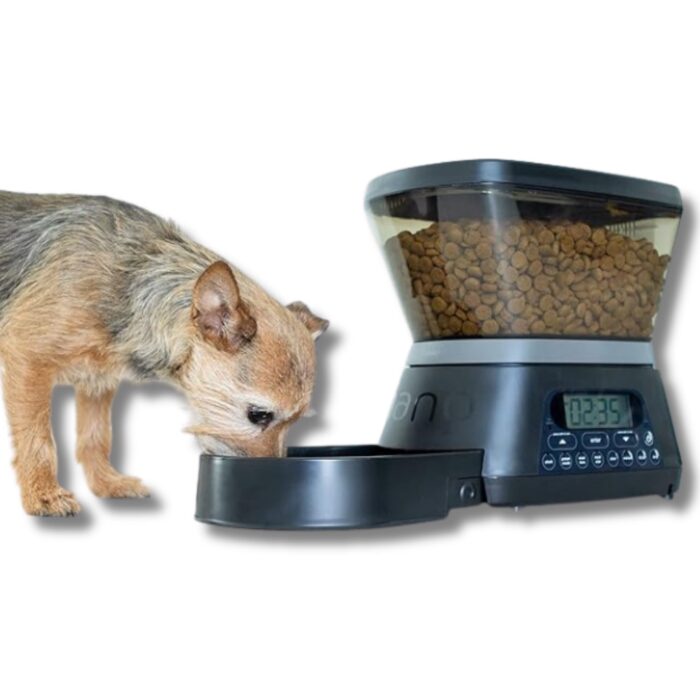 Distributore Automatico per Croccantini Capacità 3,5Kg | Dispenser Cibo Secco per Cani, Gatti - immagine 2