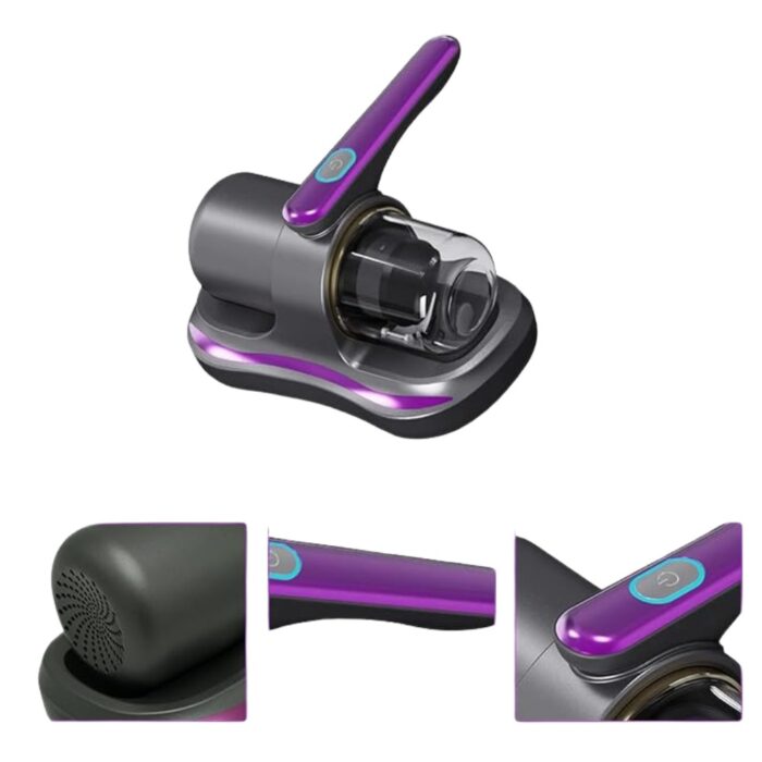 Aspirapolvere Senza Fili Manuale 100W | Aspiramaterassi Portatile per Divani, Letti, Tappeti USB - immagine 4