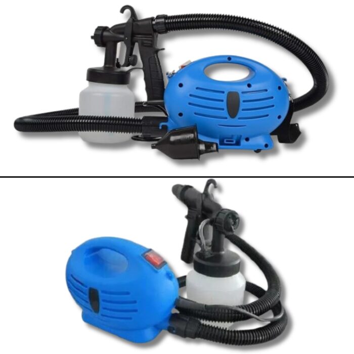 Pistola a Spruzzo Elettrica 800ml con Tracolla | Compressore Portatile per Vernice Piant Zoom - immagine 5
