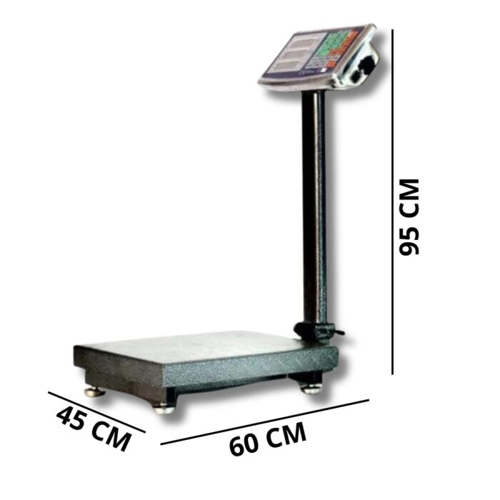 Bilancia Industriale 500Kg da Terra | Piattaforma Display Digitale, Pieghevole Portatile - immagine 3