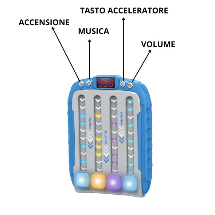 Gioco Educativo Interattivo con Luci e Musica | Rhythm Game Giocattolo Età 3+ - immagine 5