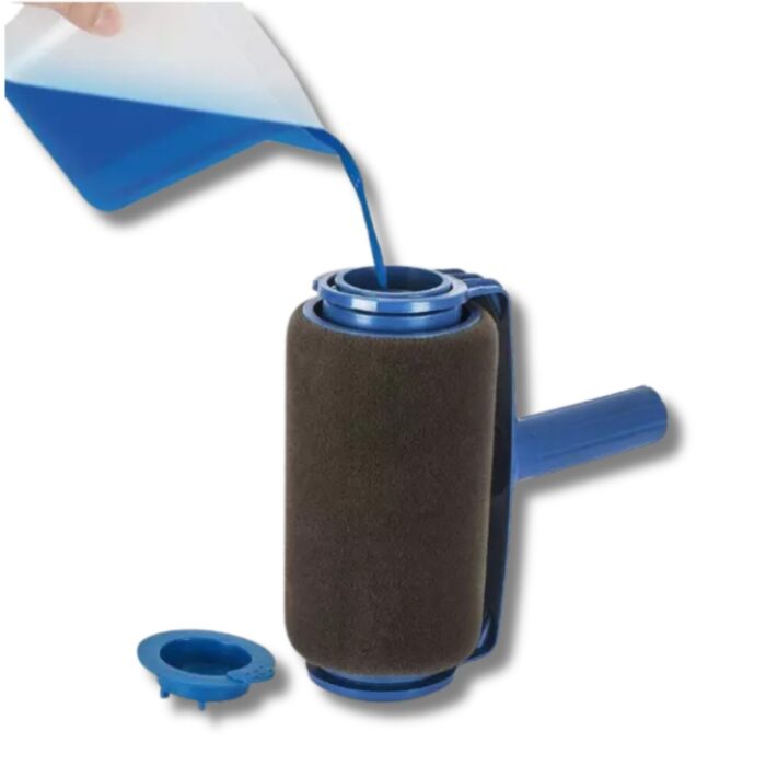 Set 6 pz Pittura con Rullo Anti Gocciolamento | Serbatoio Ricaricabile per Vernice - immagine 5